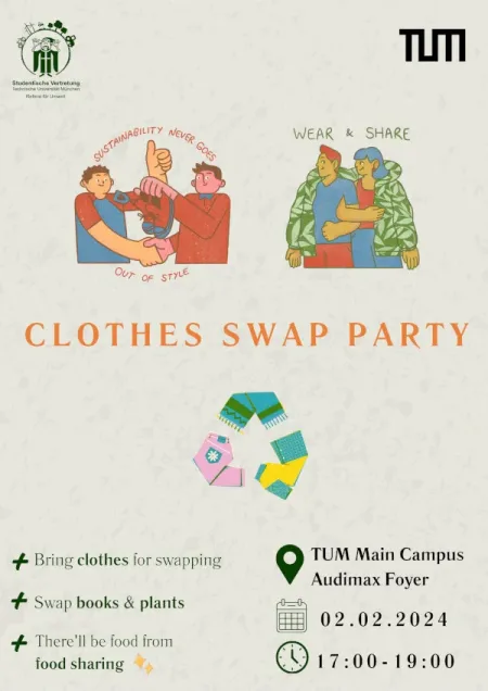 Clothes Swap Party poster (A3)